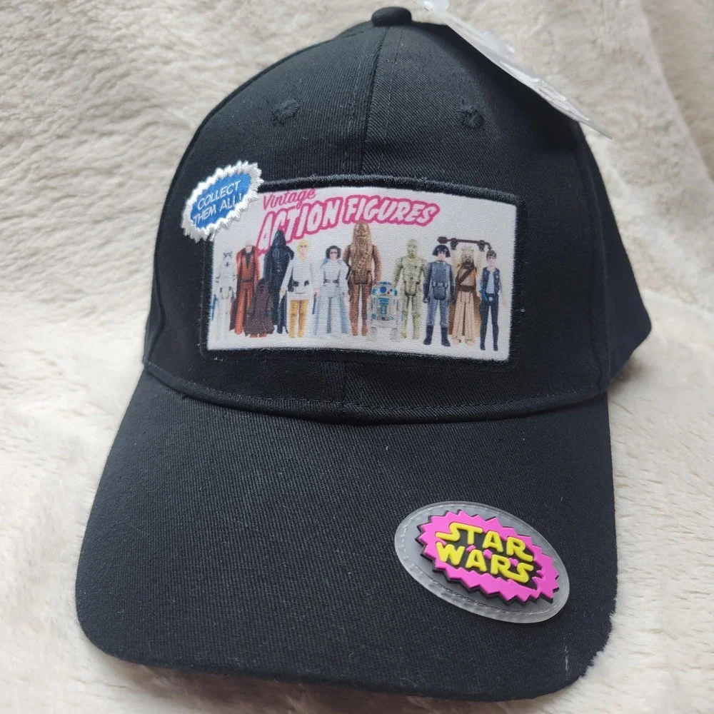 Disney Parks Star Wars Retro Action Figure 45 Adjustable Hat Cap Unisex✨️NWT✨️OS